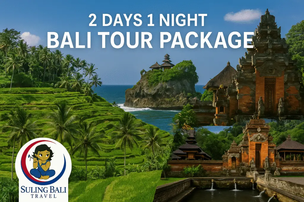 2 Days 1 Night Bali Tour Package